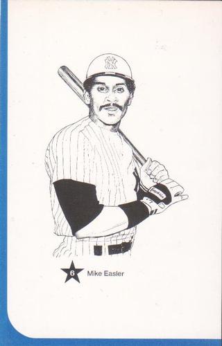 1986 Big Apple Mets / Yankees (Unlicensed) #6 Mike Easler Front