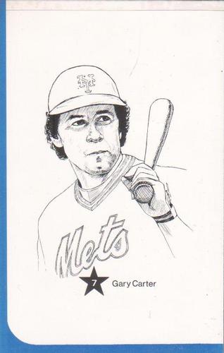 1986 Big Apple Mets / Yankees (Unlicensed) #7 Gary Carter Front