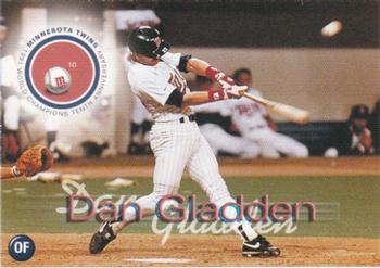 2001 Rainbow Foods Minnesota Twins World Series 10th Anniversary #NNO Dan Gladden Front