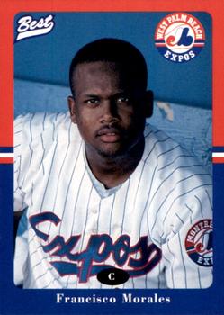 1996 Best West Palm Beach Expos #19 Francisco Morales Front
