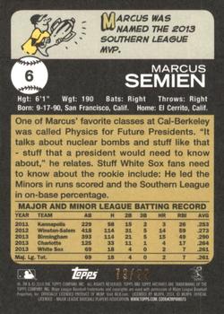2014 Topps Archives - Silver #6 Marcus Semien Back