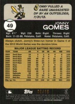 2014 Topps Archives - Silver #49 Jonny Gomes Back
