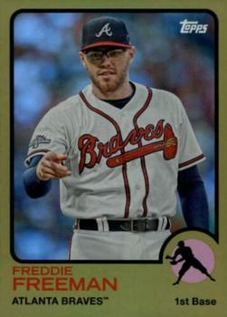 2014 Topps Archives - Gold #3 Freddie Freeman Front