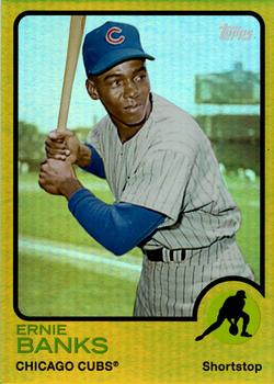 2014 Topps Archives - Gold #44 Ernie Banks Front