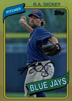 2014 Topps Archives - Gold #89 R.A. Dickey Front