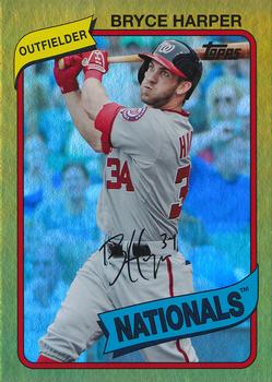 2014 Topps Archives - Gold #100 Bryce Harper Front