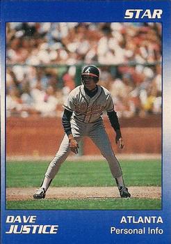 1990 Star Dave Justice #11 Dave Justice Front