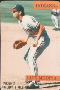 1989 Phoenix Baseball Magnetables #NNO Luis Medina Front