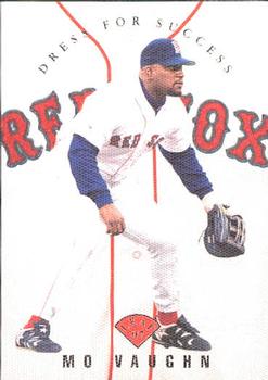 1997 Leaf - Dress for Success #15 Mo Vaughn Front