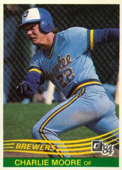 1984 Donruss #292 Charlie Moore Front