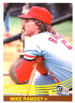 1984 Donruss #382 Mike Ramsey Front