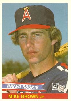 1984 Donruss #42 Mike Brown Front