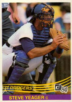 1984 Donruss #581 Steve Yeager Front