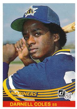1984 Donruss #630 Darnell Coles Front