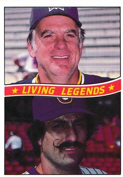 1984 Donruss #A Living Legends: Gaylord Perry / Rollie Fingers Front