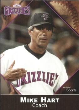 2002 MultiAd Fresno Grizzlies #25 Mike Hart Front