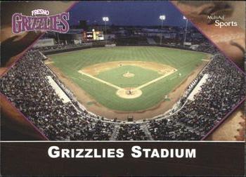 2002 MultiAd Fresno Grizzlies #29 Grizzlies Stadium Front