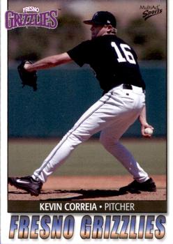 2004 MultiAd Fresno Grizzlies #4 Kevin Correia Front