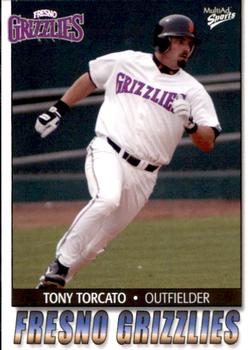 2004 MultiAd Fresno Grizzlies #26 Tony Torcato Front