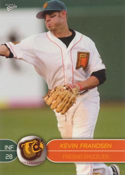 2007 MultiAd Fresno Grizzlies #11 Kevin Frandsen Front