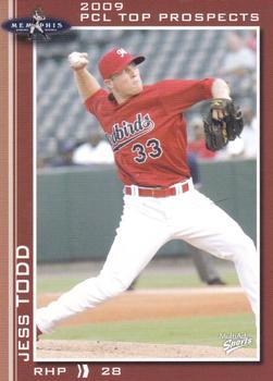 2009 MultiAd Pacific Coast League Top Prospects #14 Jess Todd Front