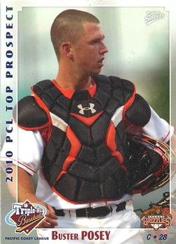 2010 MultiAd Pacific Coast League Top Prospects #1 Buster Posey Front
