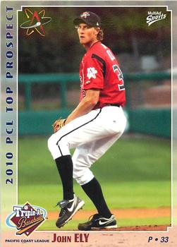 2010 MultiAd Pacific Coast League Top Prospects #4 John Ely Front