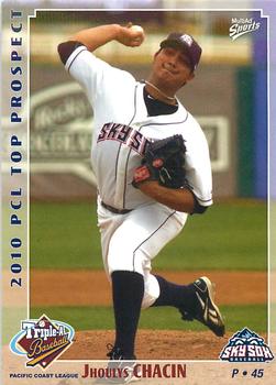 2010 MultiAd Pacific Coast League Top Prospects #6 Jhoulys Chacin Front