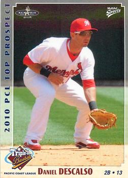 2010 MultiAd Pacific Coast League Top Prospects #12 Daniel Descalso Front