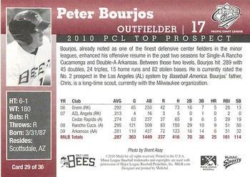 2010 MultiAd Pacific Coast League Top Prospects #29 Peter Bourjos Back