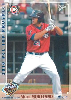 2010 MultiAd Pacific Coast League Top Prospects #34 Mitch Moreland Front