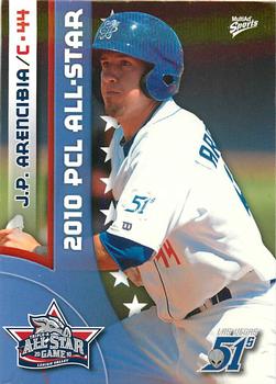 2010 MultiAd Pacific Coast League All-Stars #2 J.P. Arencibia Front