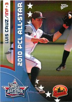 2010 MultiAd Pacific Coast League All-Stars #18 Luis Cruz Front