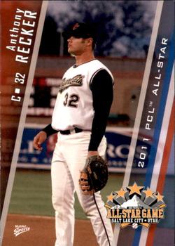 2011 MultiAd Pacific Coast League All-Stars #1 Anthony Recker Front