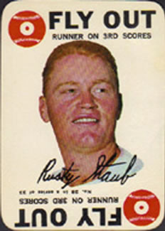 1968 Topps - Game #28 Rusty Staub Front