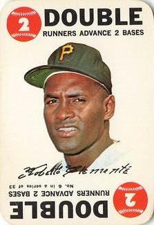 1968 Topps - Game #6 Roberto Clemente Front
