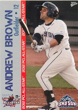 2012 MultiAd Pacific Coast League All-Stars #3 Andrew Brown Front