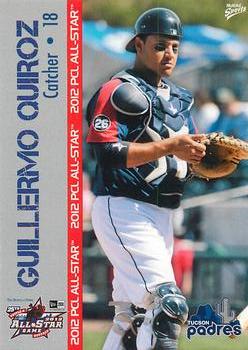 2012 MultiAd Pacific Coast League All-Stars #22 Guillermo Quiroz Front