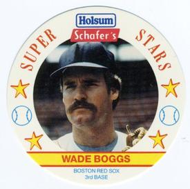 1989 Holsum Schafers Discs #2 Wade Boggs Front