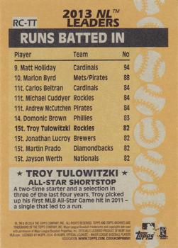 2014 Topps Archives - 1988 Topps All-Stars #RC-TT Troy Tulowitzki Back