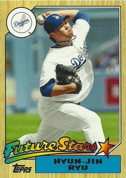 2014 Topps Archives - 1987 Topps Future Stars #87F-HJR Hyun-Jin Ryu Front