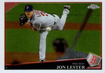 2009 Topps Chrome #6 Jon Lester Front