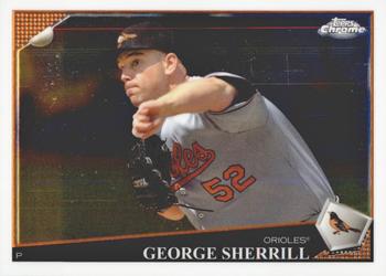 2009 Topps Chrome #28 George Sherrill Front