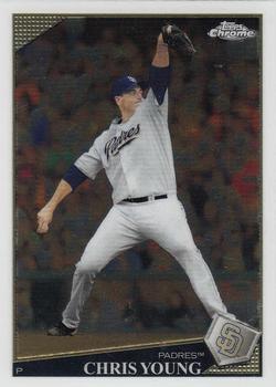 2009 Topps Chrome #30 Chris Young Front