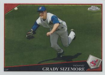 2009 Topps Chrome #82 Grady Sizemore Front