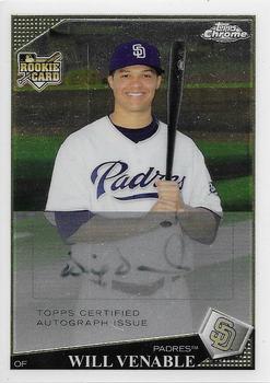 2009 Topps Chrome #NNO Will Venable Front
