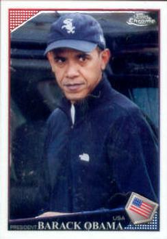 2009 Topps Chrome #44 Barack Obama Front