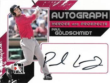 2011 In The Game Heroes & Prospects - Full Body Autographs Silver #A-PG Paul Goldschmidt Front