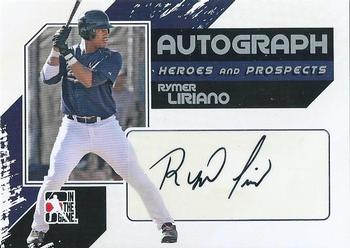 2011 In The Game Heroes & Prospects - Full Body Autographs Silver #A-RL Rymer Liriano Front
