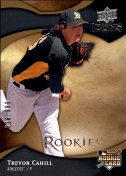 2009 Upper Deck Icons #111 Trevor Cahill Front